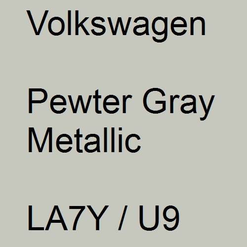 Volkswagen, Pewter Gray Metallic, LA7Y / U9.